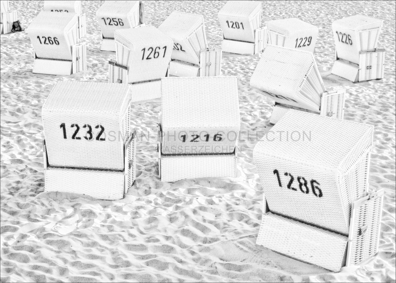 Poster / Druck ’Strandkörbe’ Sylt SY66 - Wandbilder