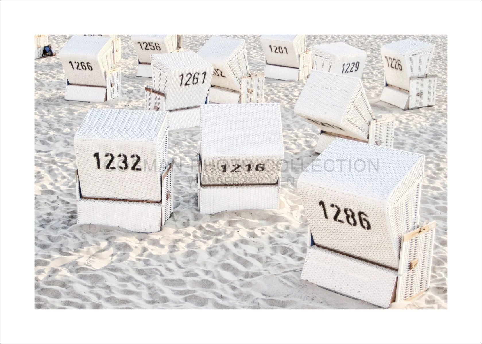 Poster / Druck ’Strandkörbe’ Sylt SY66 - Wandbilder