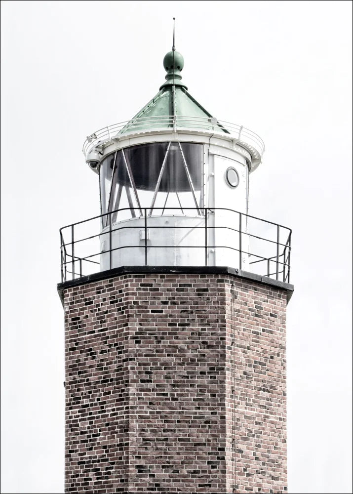 Poster / Druck Sylt Leuchtturm "Rotes Kliff" SY59