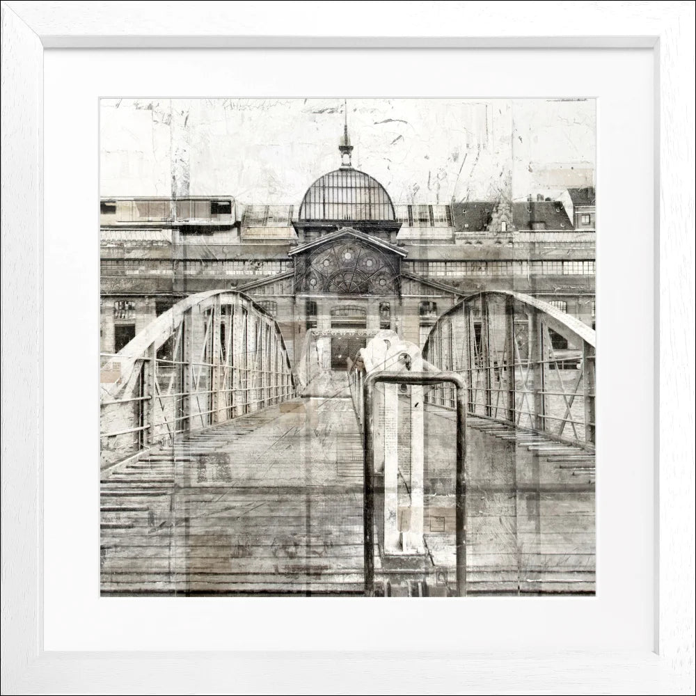 Poster ’Fischauktionshalle’ Hafen Hamburg GM04Q - Wandbilder