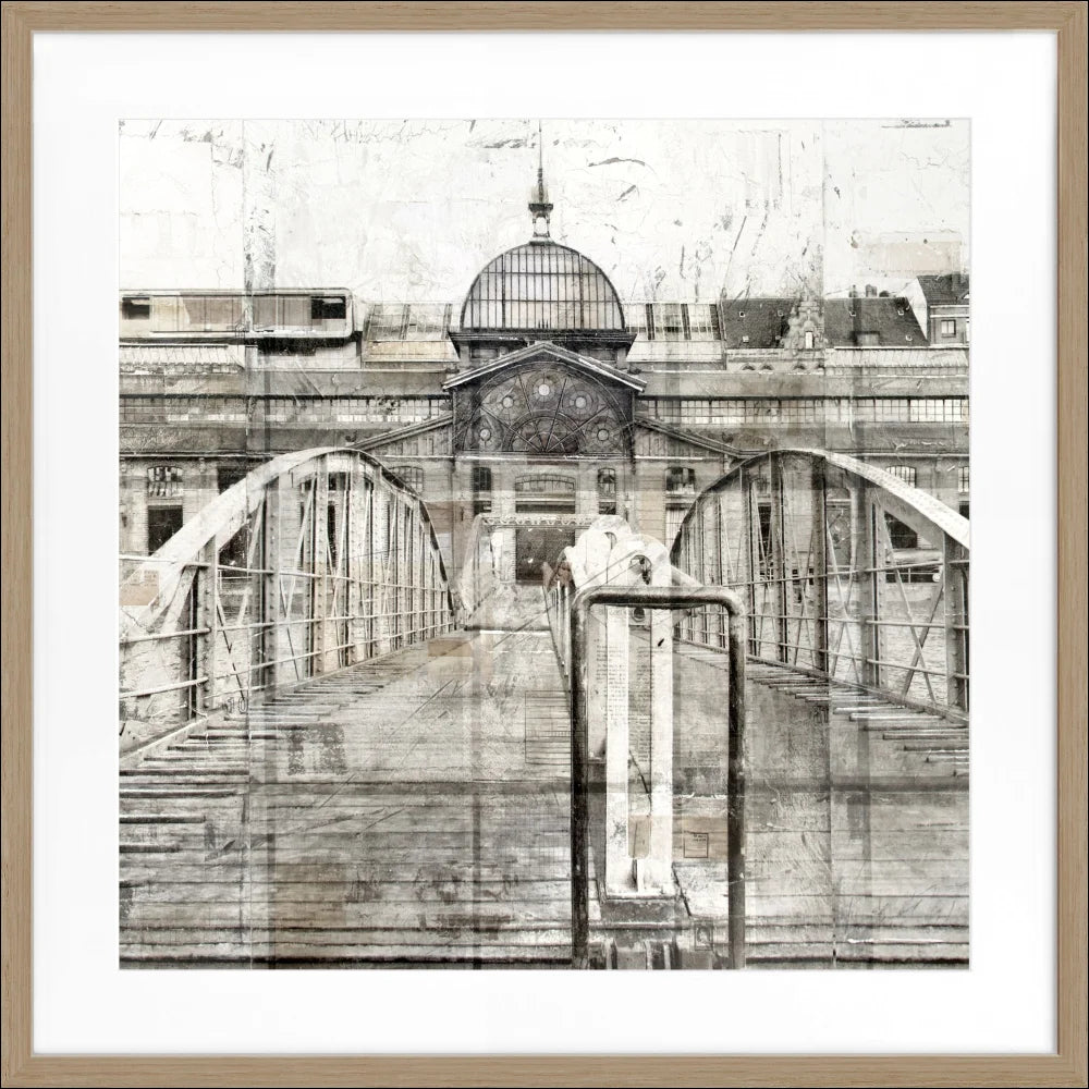 Hochwertiger Hamburg Kunstdruck