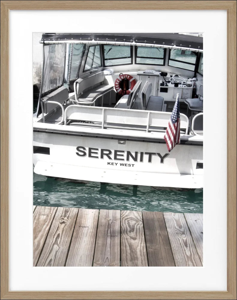 Poster Florida Key West ’Boat’ FL25 - Wandbilder