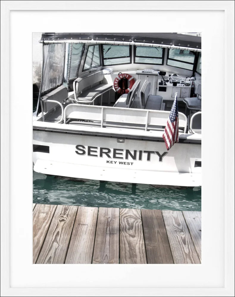 Poster Florida Key West ’Boat’ FL25 - Wandbilder