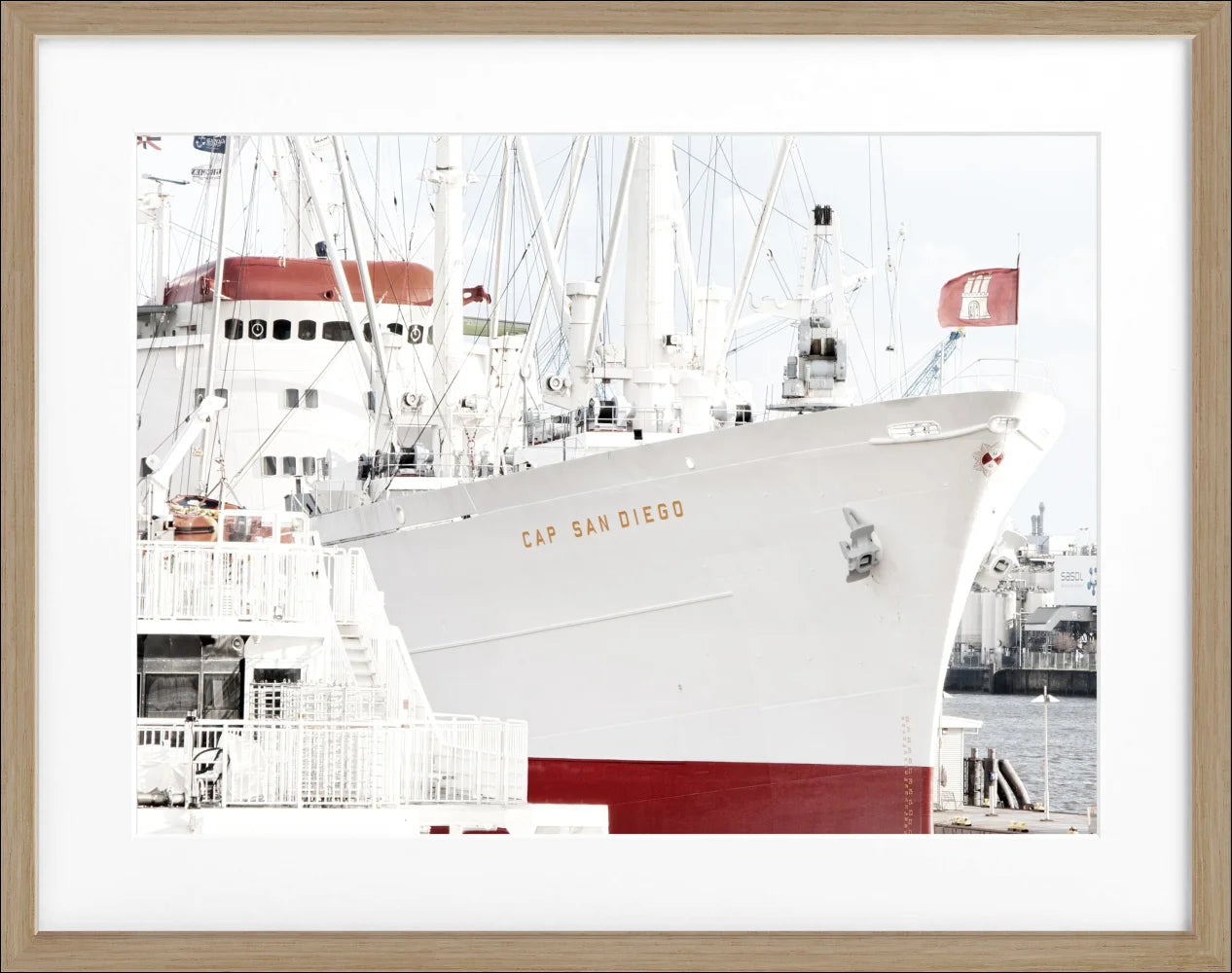 Poster Hamburg Hafen ’Cap San Diego’ HH10A - Wandbilder