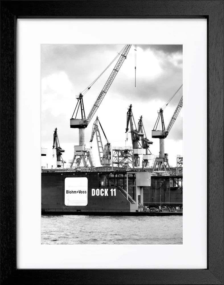 Poster Hamburg Hafen ’Dock 11’ HH04 - Wandbilder