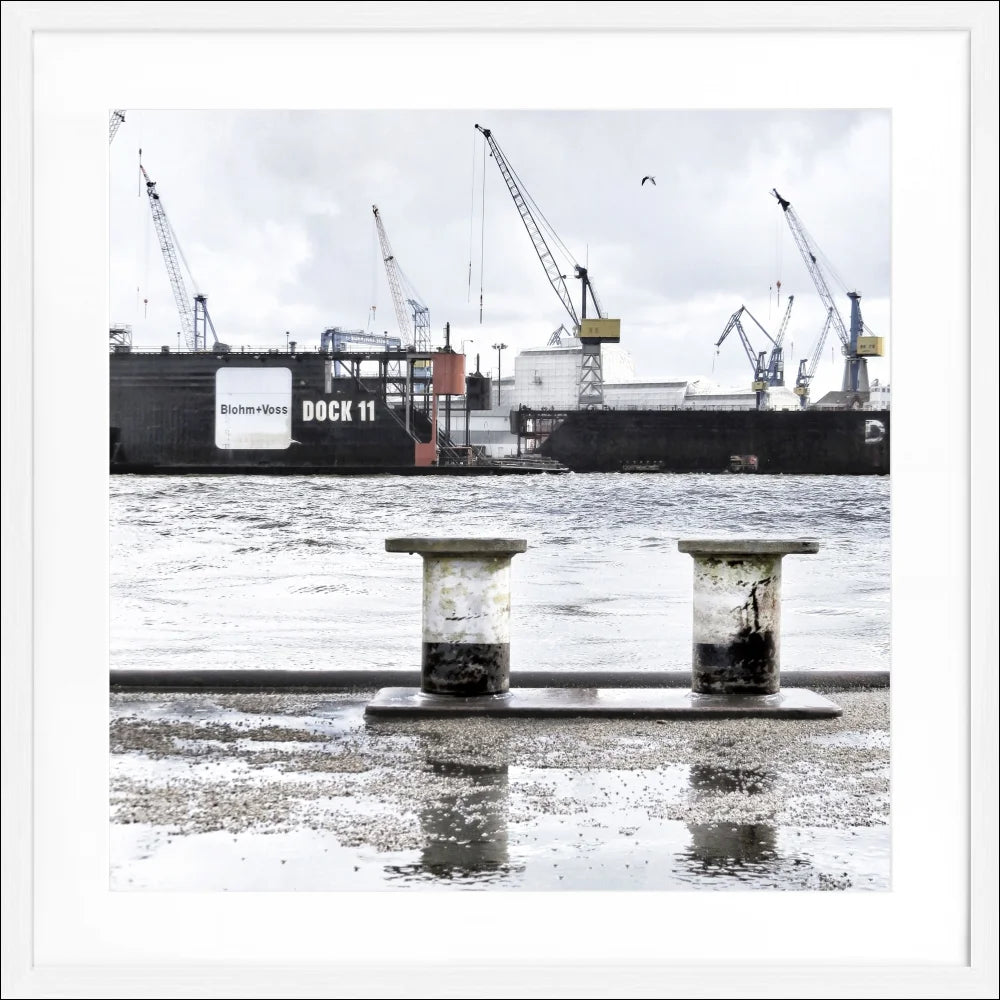 Poster Hamburg Hafen ’DOCK 11’ HH05KQ - Wandbilder
