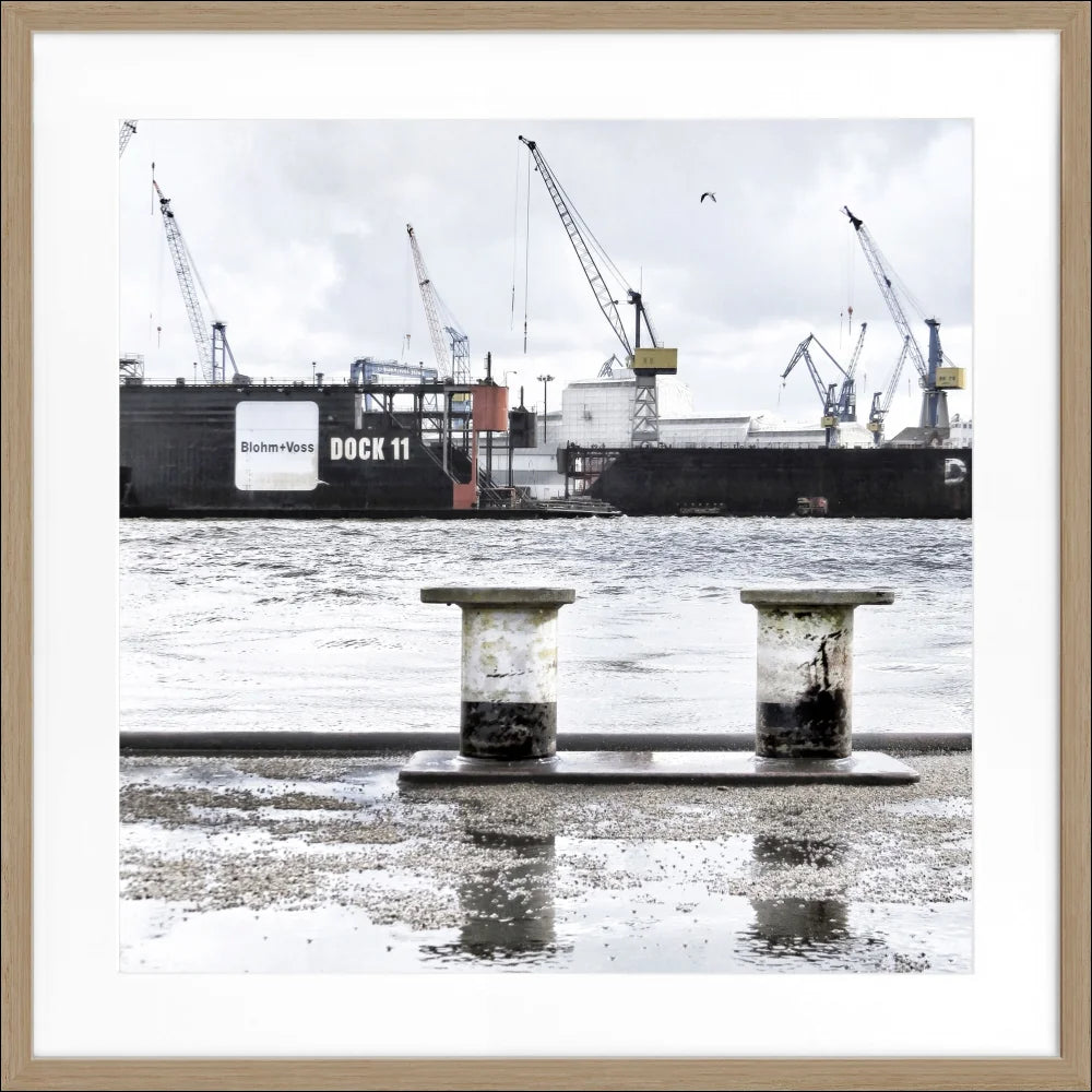 Poster Hamburg Hafen ’DOCK 11’ HH05KQ - Wandbilder