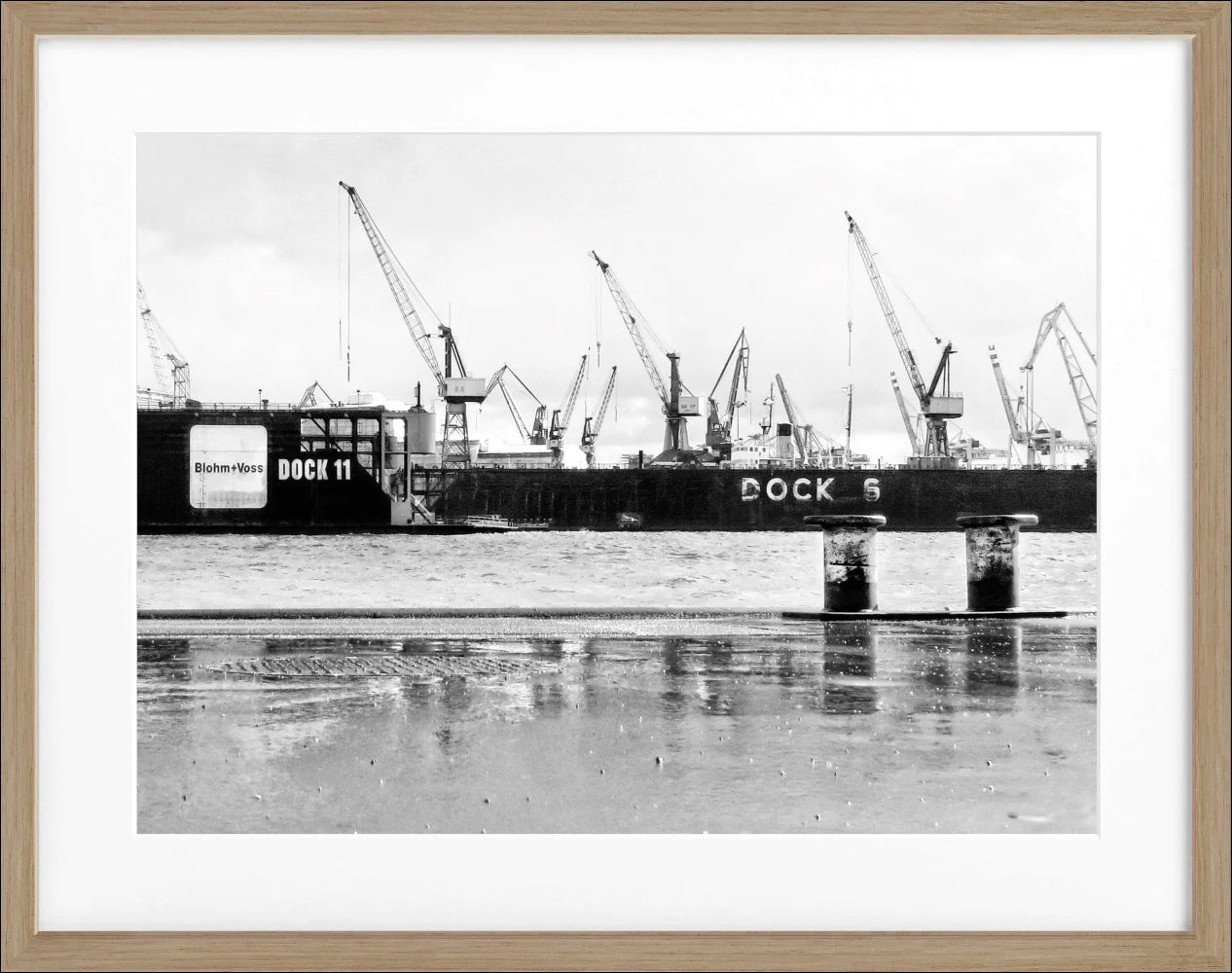 Poster Hamburg Hafen ’Dock’ HH05C - Wandbilder