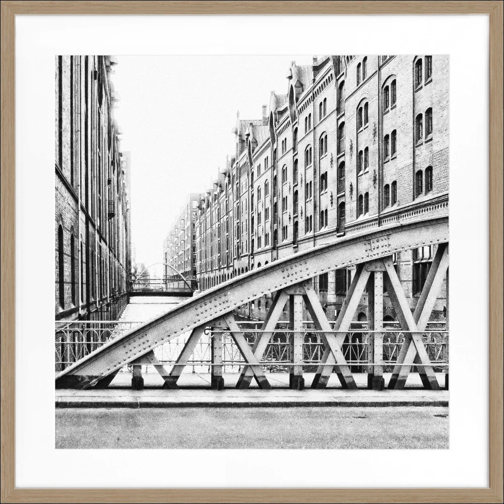Poster Hamburg Speicherstadt HH46FQ - Wandbilder