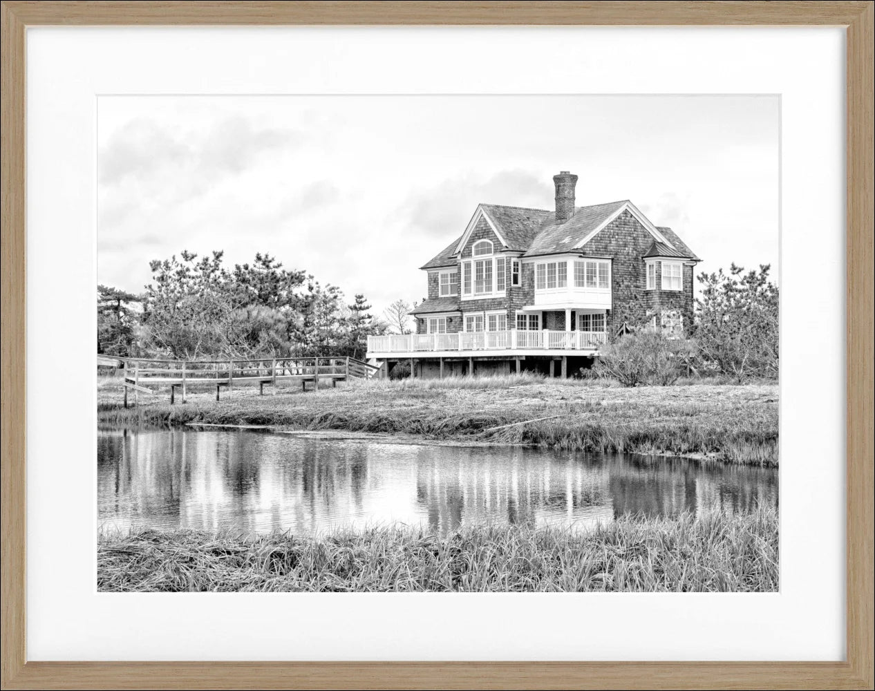 Poster Hamptons Long Island ’Beach House’ HM19 - Wandbilder