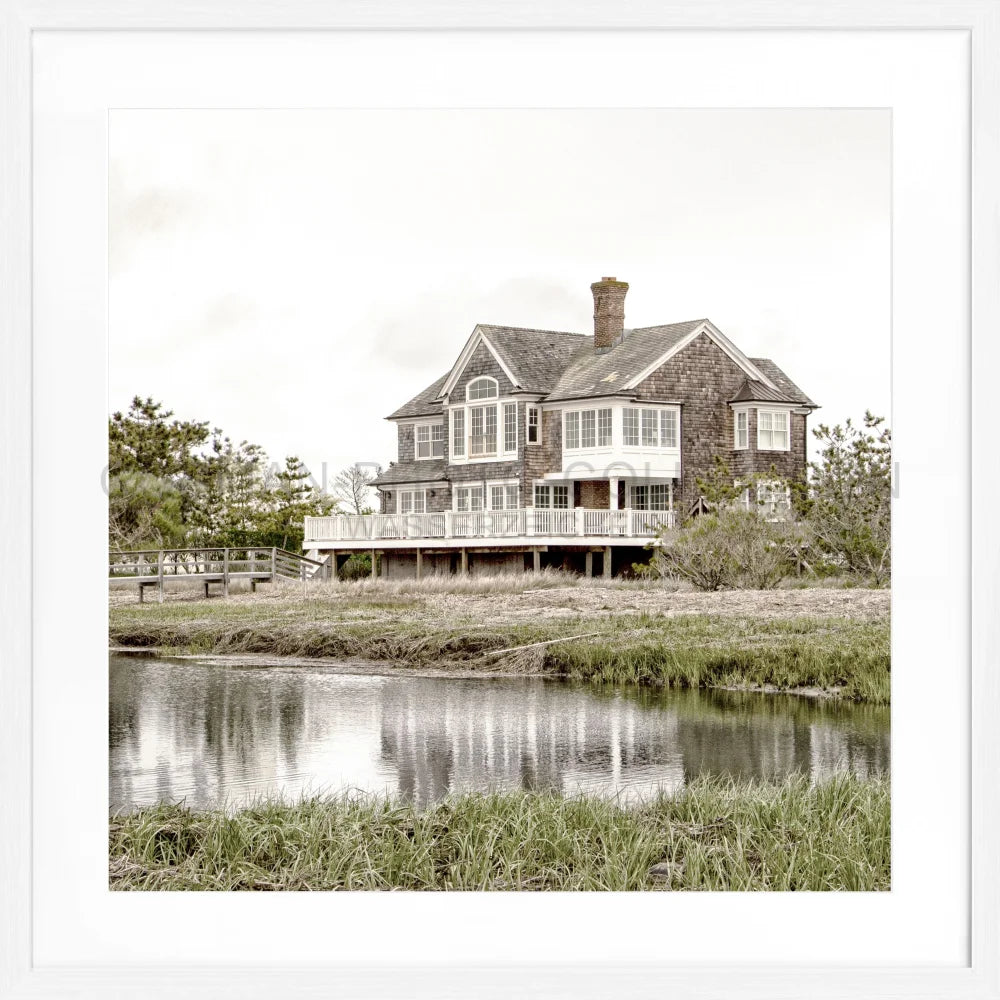 Poster Hamptons Long Island ’Beach House’ HM19Q - Wandbilder