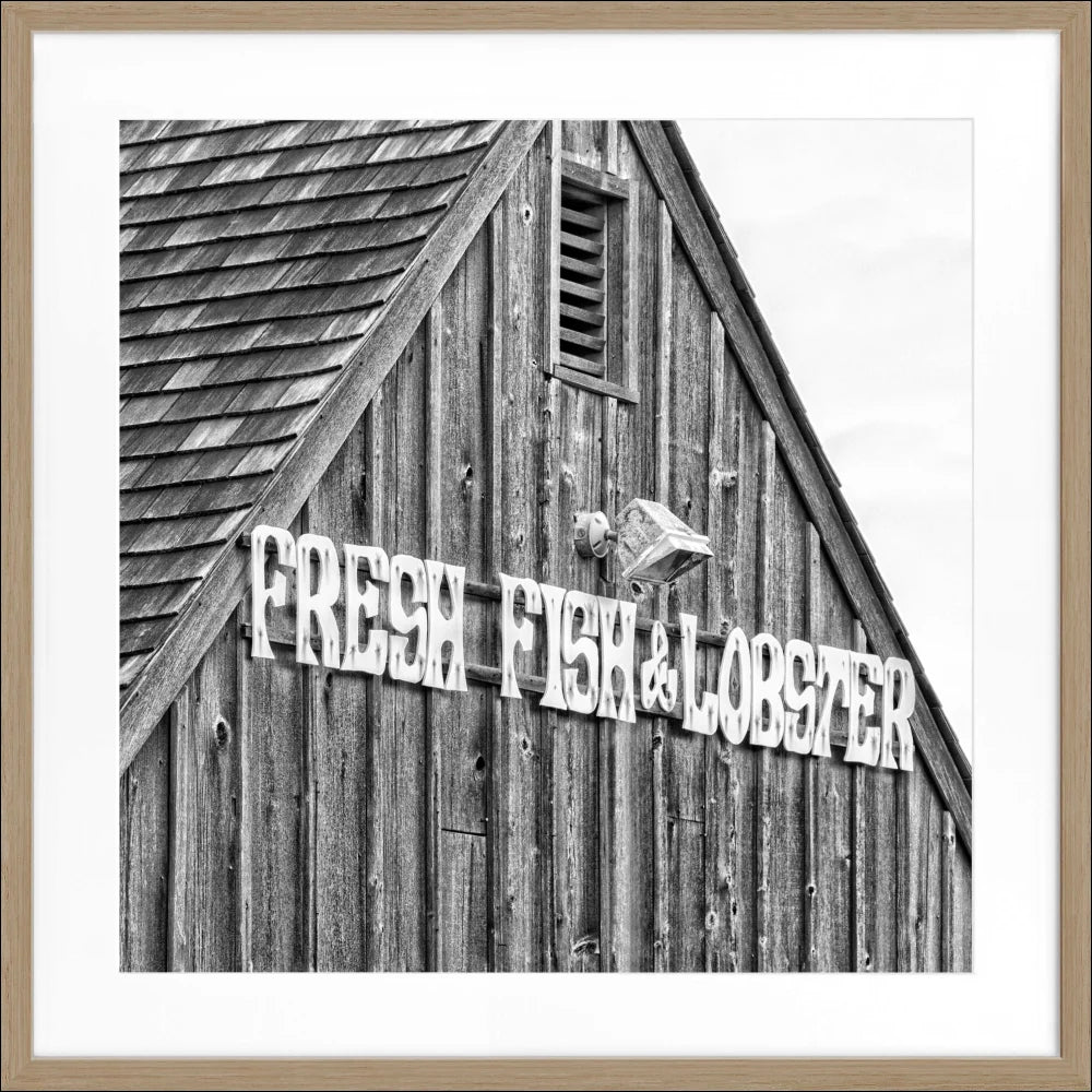 Poster Hamptons Long Island ’ Fresh Fish’ HM33Q - Wandbilder