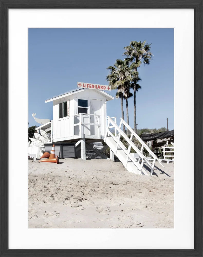 Poster Kalifornien Malibu ’Beach Lifeguard’ K73 - Wandbilder