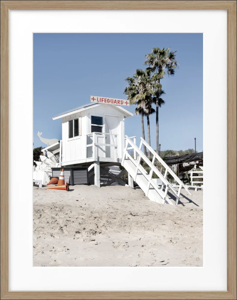 Poster Kalifornien Malibu ’Beach Lifeguard’ K73 - Wandbilder
