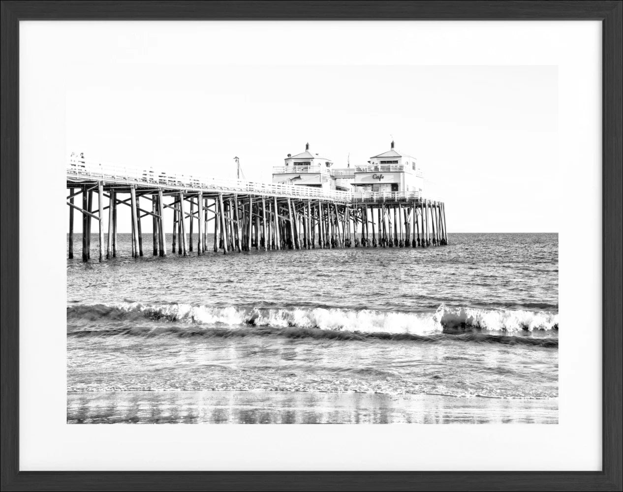 Poster Kalifornien Malibu Beach ’Pier’ K88 - Wandbilder