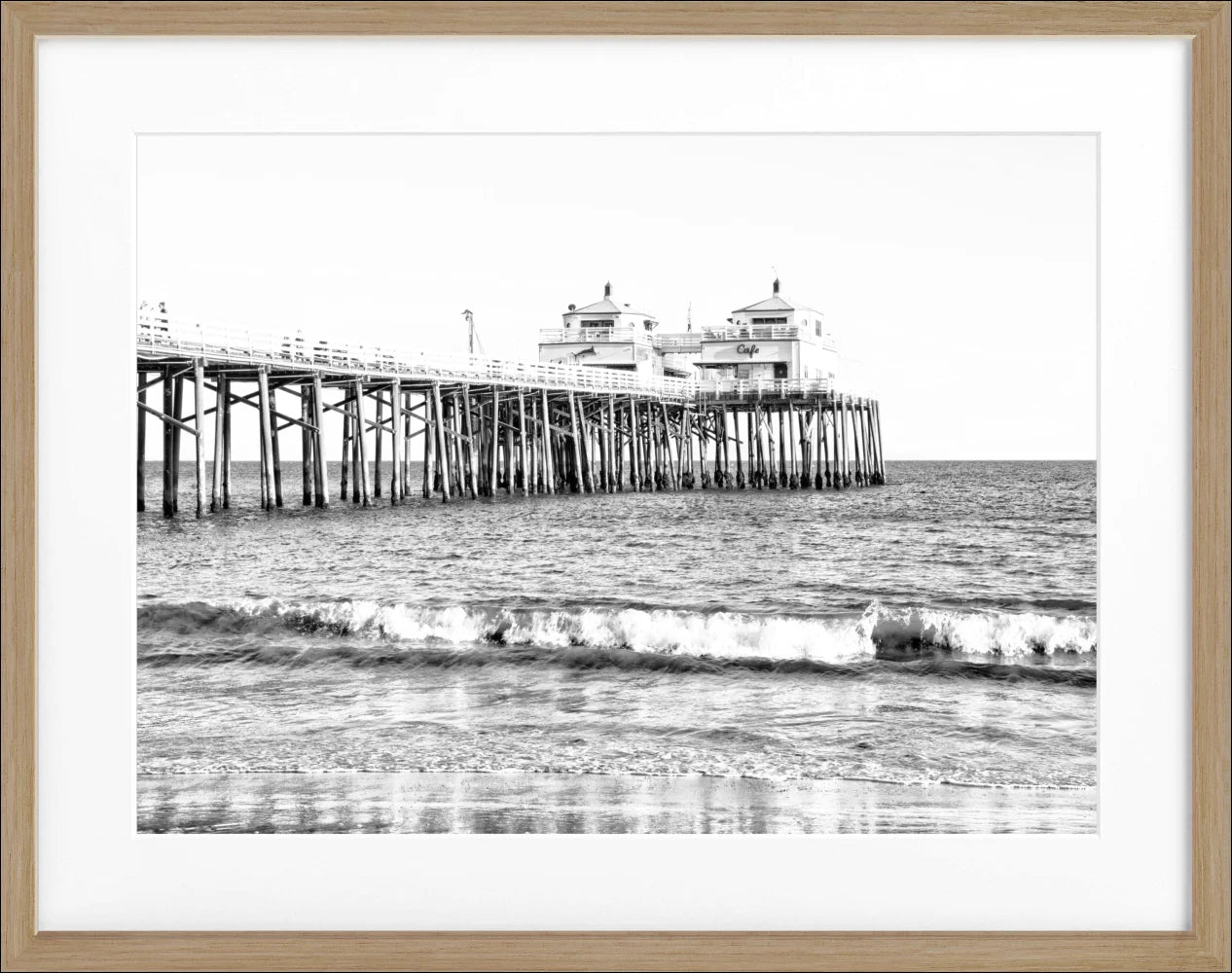 Poster Kalifornien Malibu Beach ’Pier’ K88 - Wandbilder
