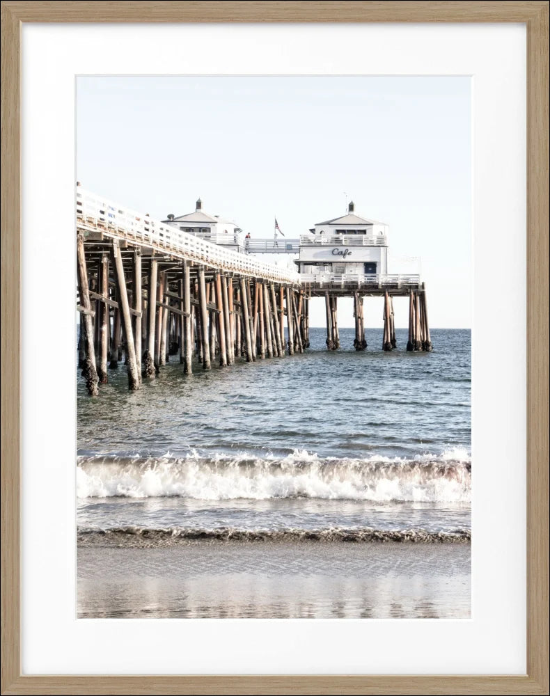 Poster Kalifornien Malibu Beach ’Pier’ K90 - Wandbilder