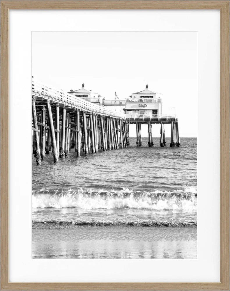 Poster Kalifornien Malibu Beach ’Pier’ K90 - Wandbilder