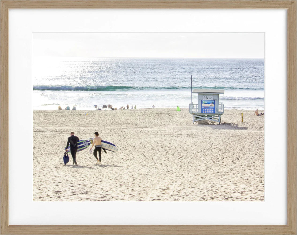 Poster Kalifornien Manhattan Beach K184 - Wandbilder
