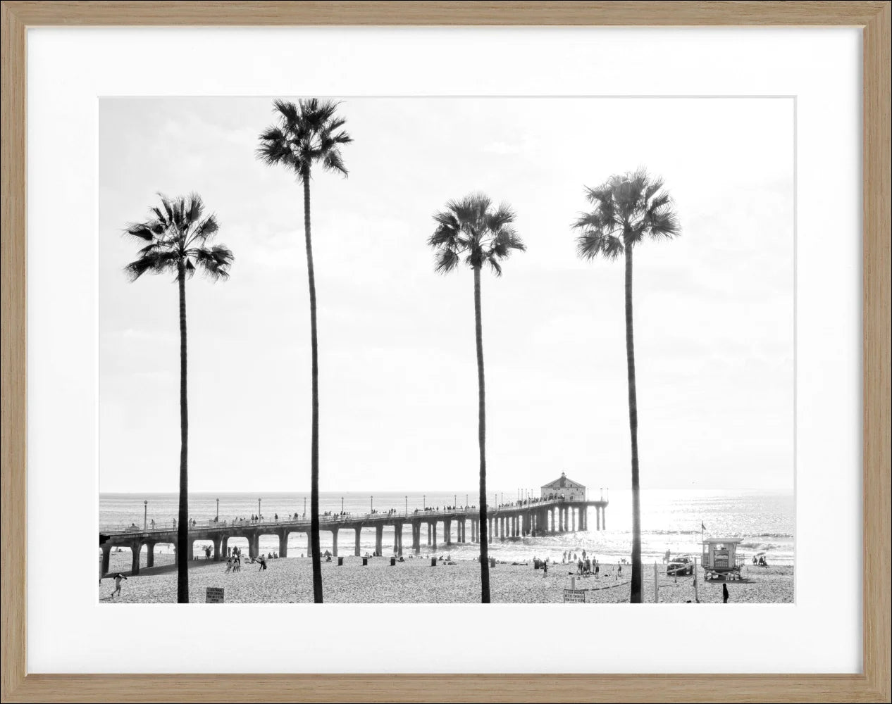 Poster Kalifornien Manhattan Beach K185 - Wandbilder