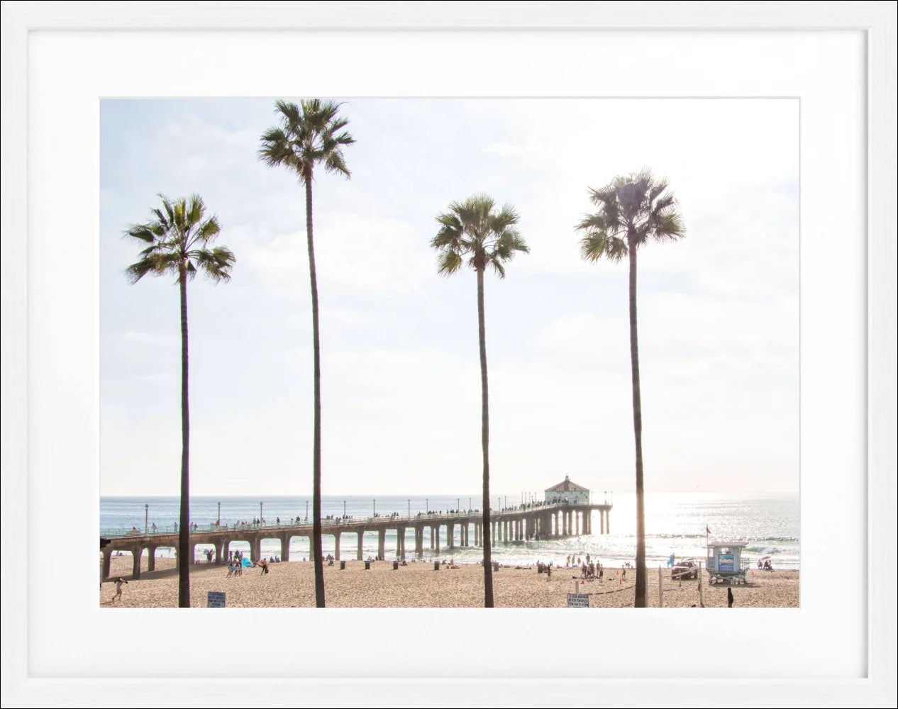 Poster Kalifornien Manhattan Beach K185 - Wandbilder