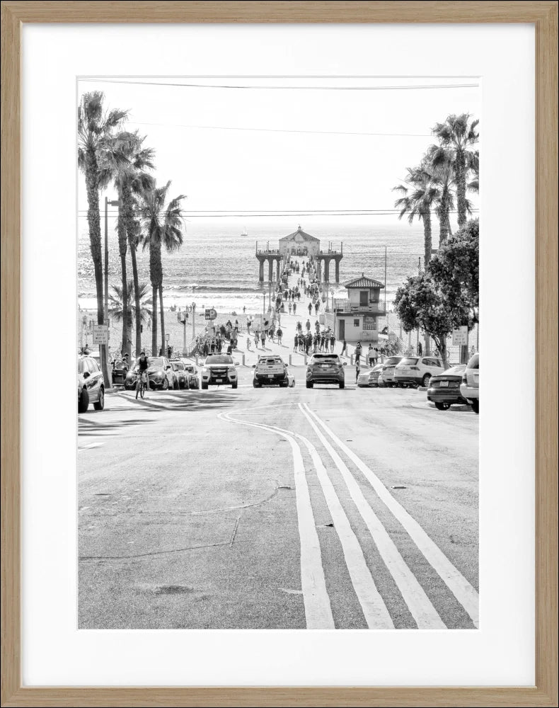 Poster Kalifornien Manhattan Beach K194 - Wandbilder