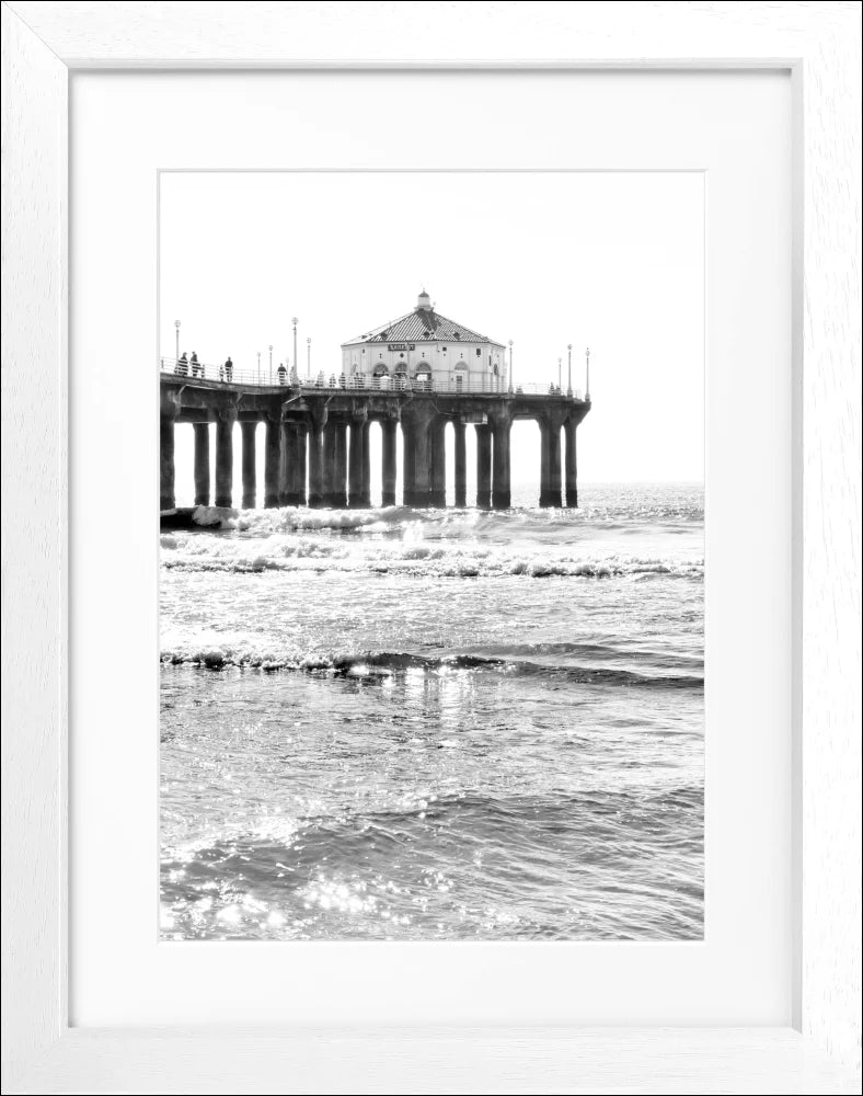 Poster Kalifornien Manhattan Beach ’Pier’ K189 - Wandbilder