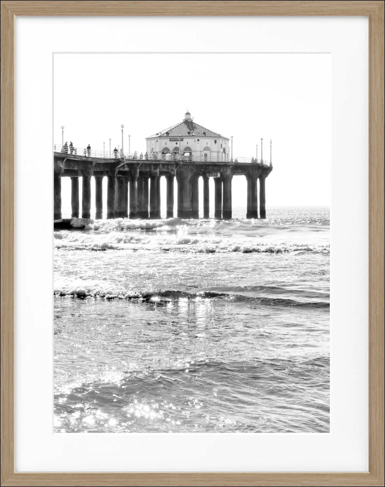 Poster Kalifornien Manhattan Beach ’Pier’ K189 - Wandbilder