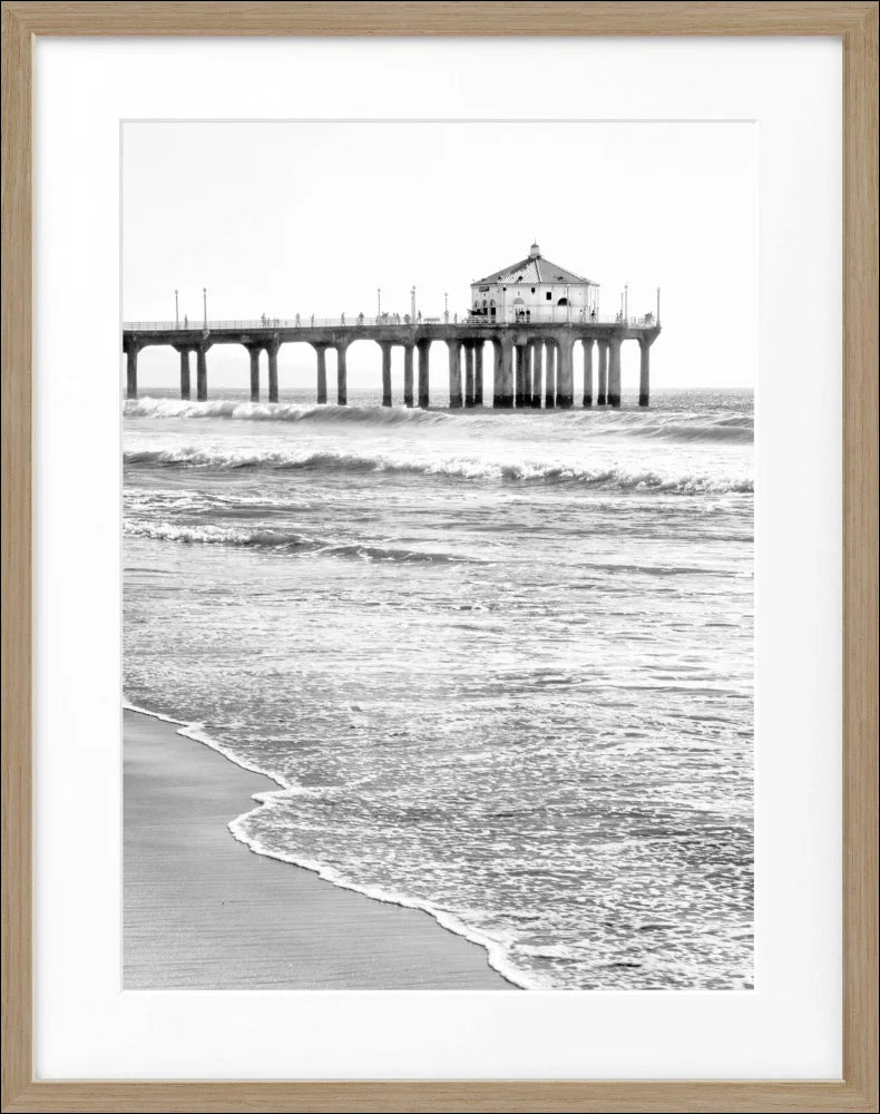 Poster Kalifornien Manhattan Beach ’Pier’ K190 - Wandbilder