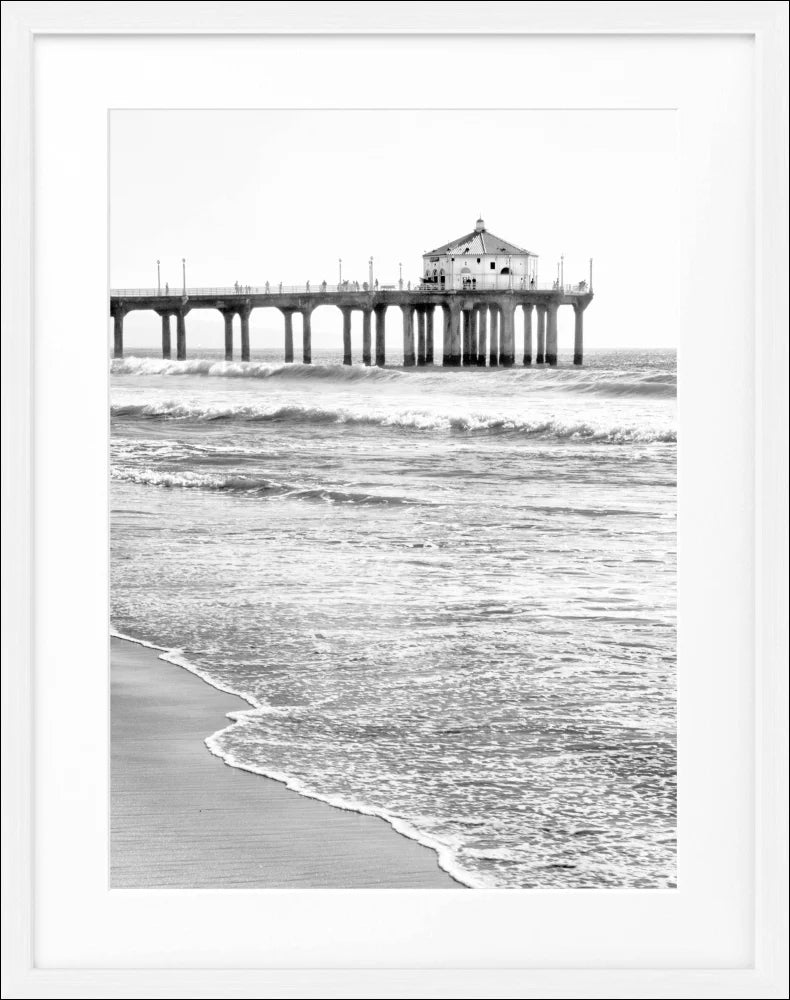 Poster Kalifornien Manhattan Beach ’Pier’ K190 - Wandbilder
