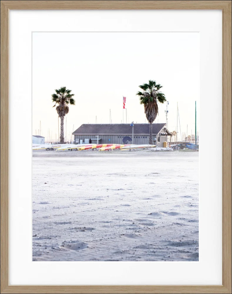Poster Kalifornien Santa Barbara ’Beach’ K23 - Wandbilder