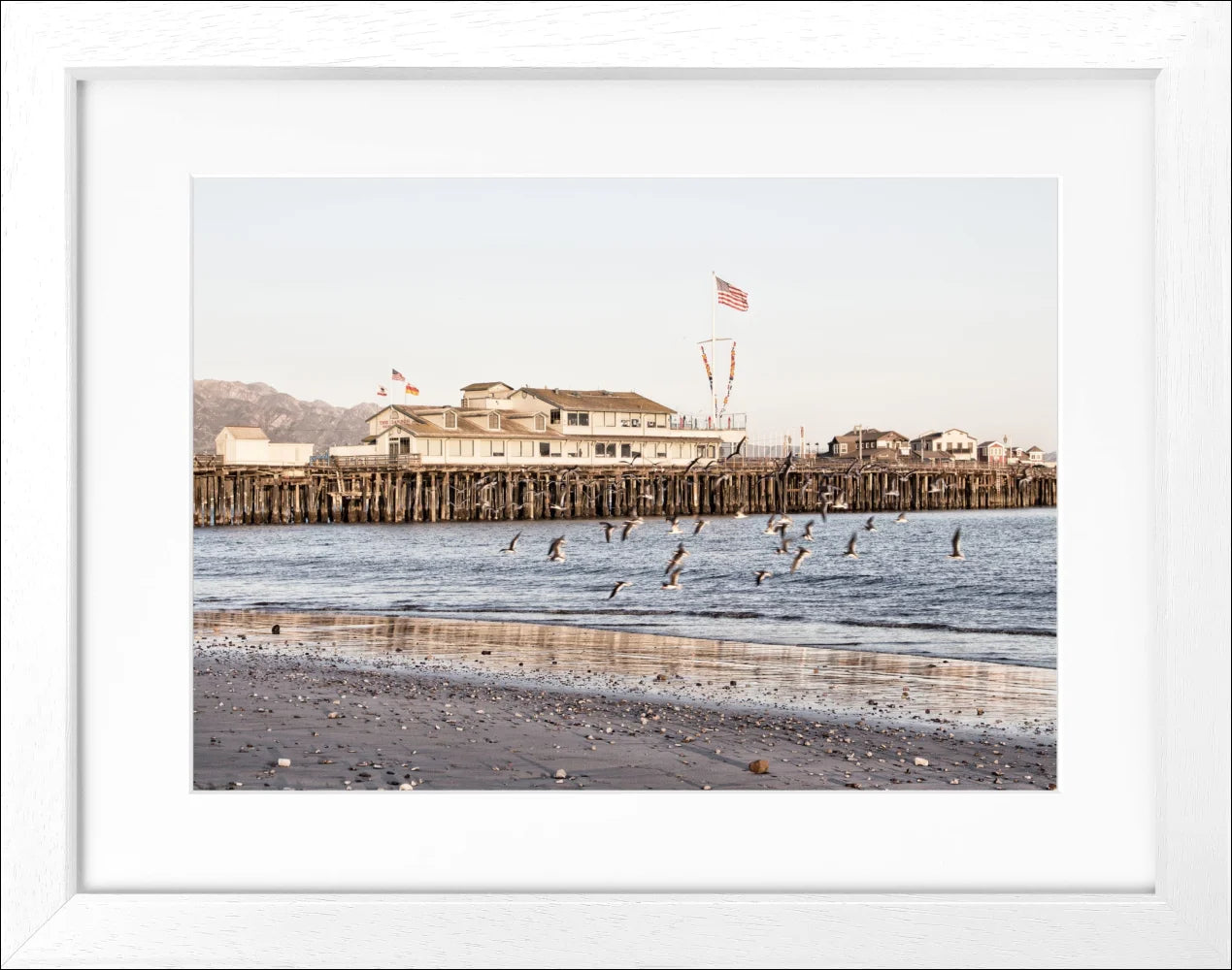 Poster Kalifornien Santa Barbara ’Pier’ K20 - Wandbilder