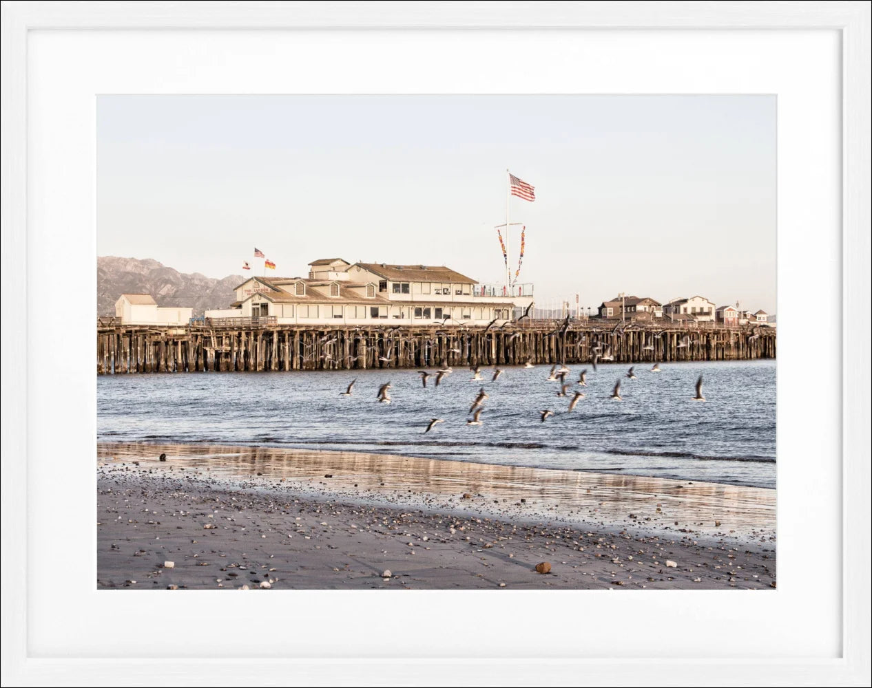 Poster Kalifornien Santa Barbara ’Pier’ K20 - Wandbilder