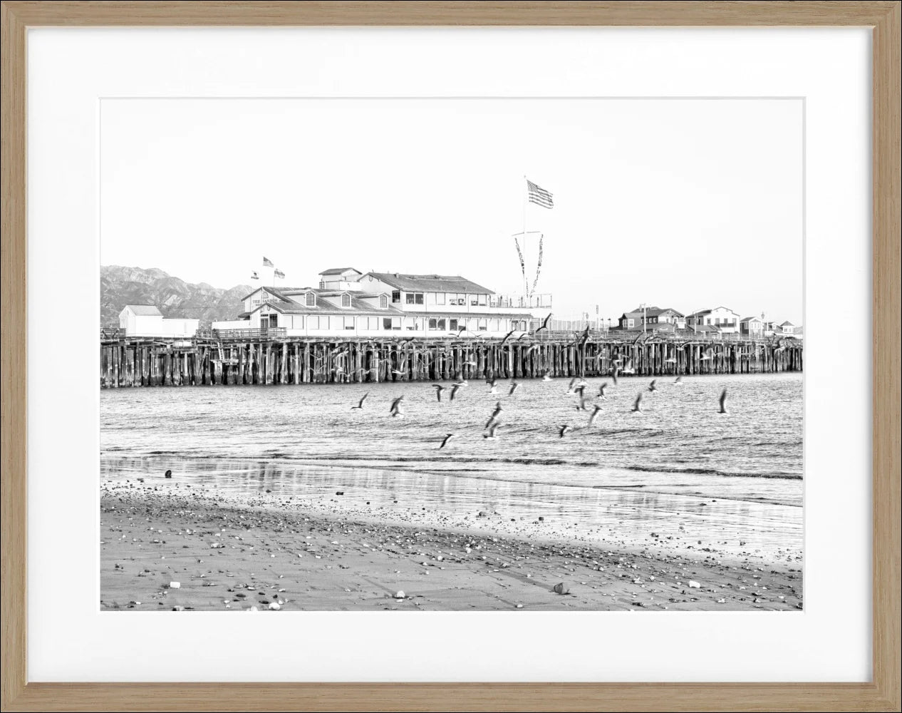 Poster Kalifornien Santa Barbara ’Pier’ K20 - Wandbilder