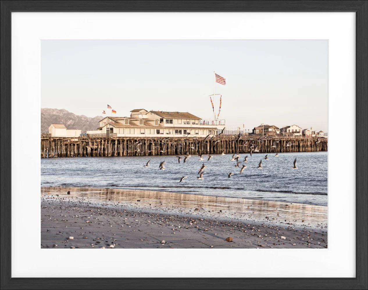 Poster Kalifornien Santa Barbara ’Pier’ K20 - Wandbilder