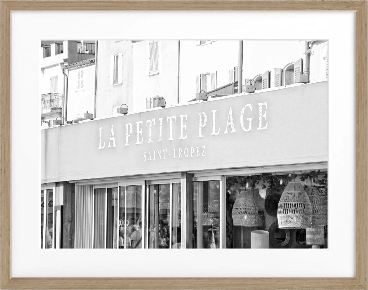 Poster ’La Petite Plage’ Saint Tropez ST03 - Wandbilder