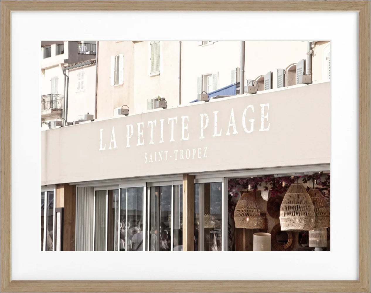 Poster ’La Petite Plage’ Saint Tropez ST03 - Wandbilder