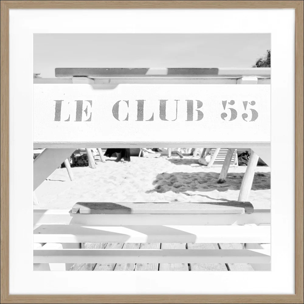 Poster ’Le Club 55’ Saint Tropez ST42Q - Wandbilder