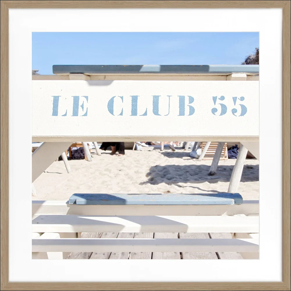 Poster ’Le Club 55’ Saint Tropez ST42Q - Wandbilder