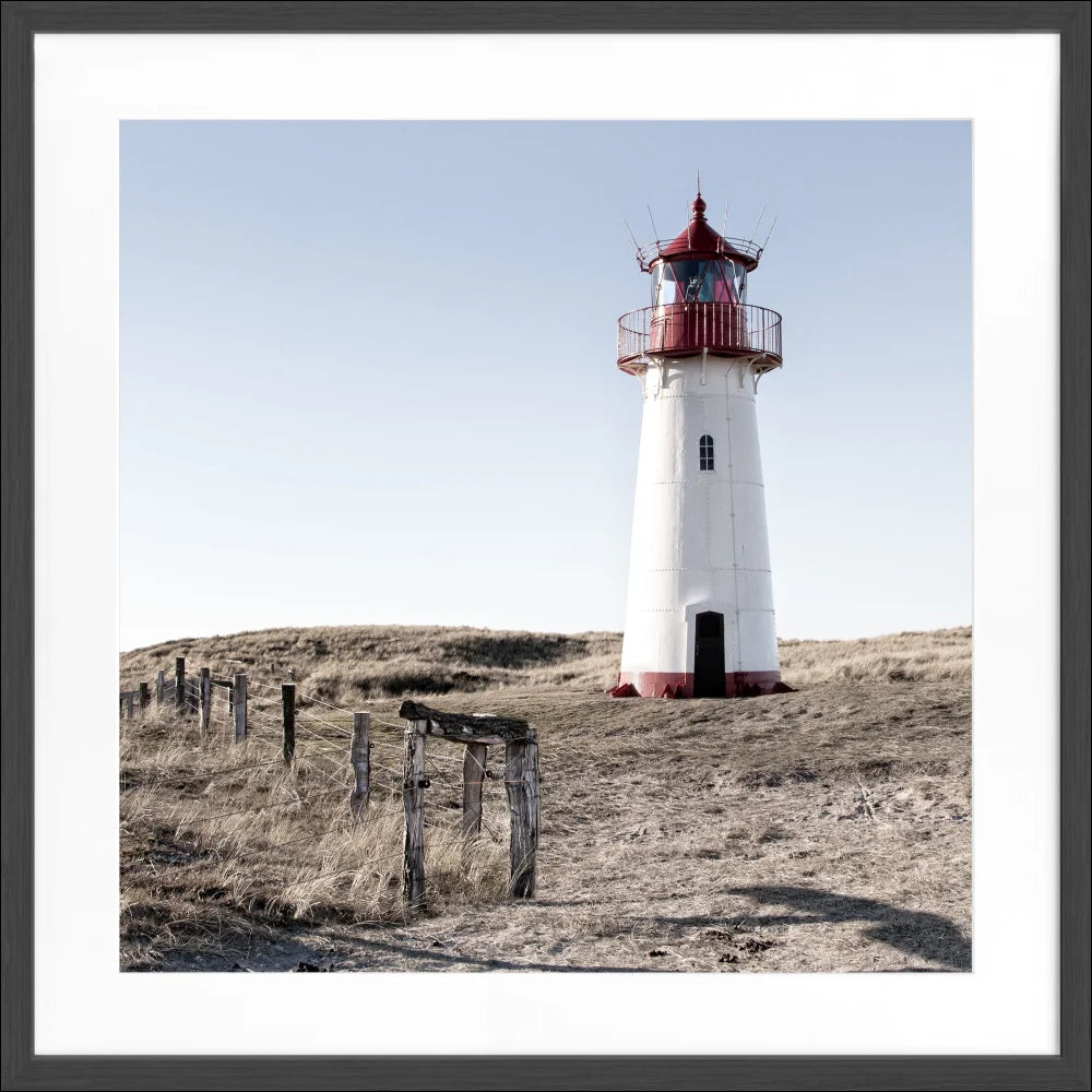Poster ’Leuchtturm List West’ Sylt SY74Q - Wandbilder