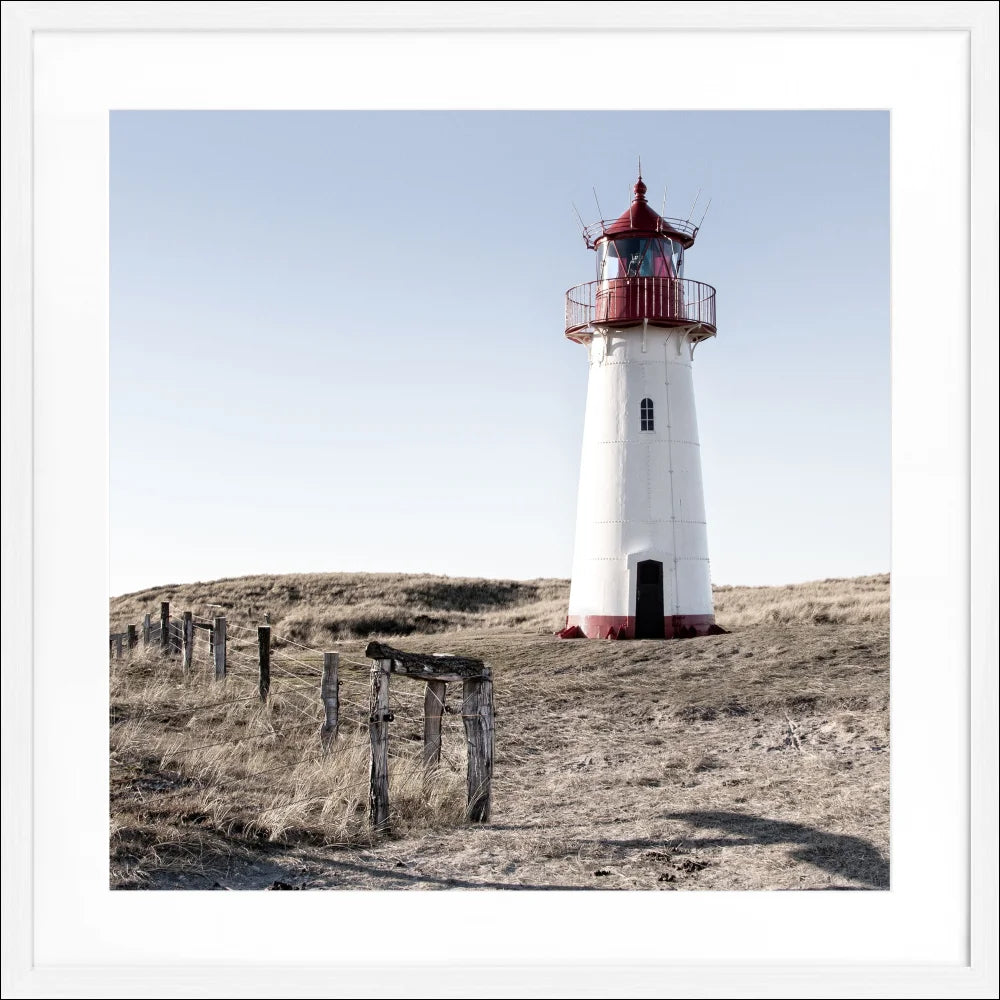 Poster ’Leuchtturm List West’ Sylt SY74Q - Wandbilder