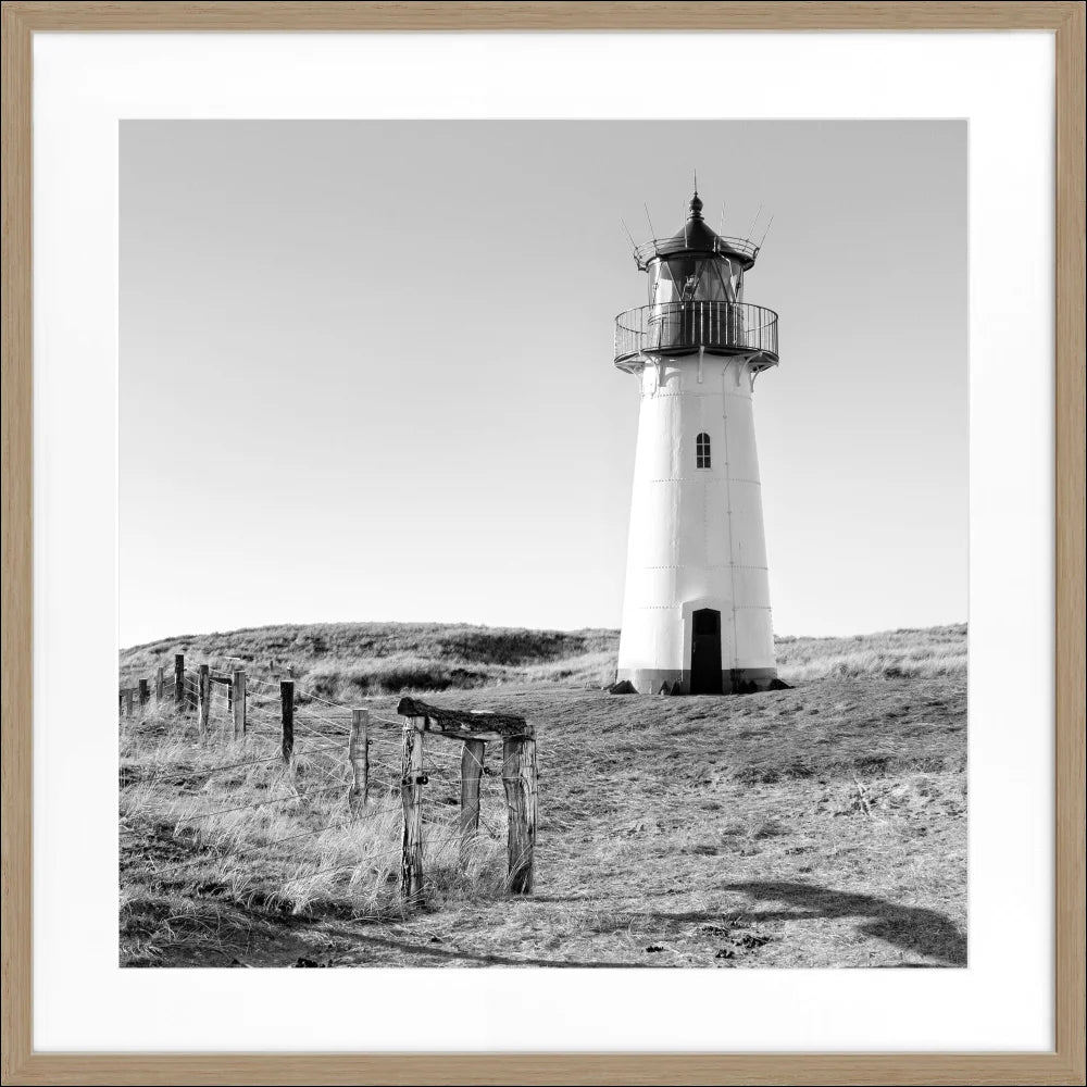 Poster ’Leuchtturm List West’ Sylt SY74Q - Wandbilder