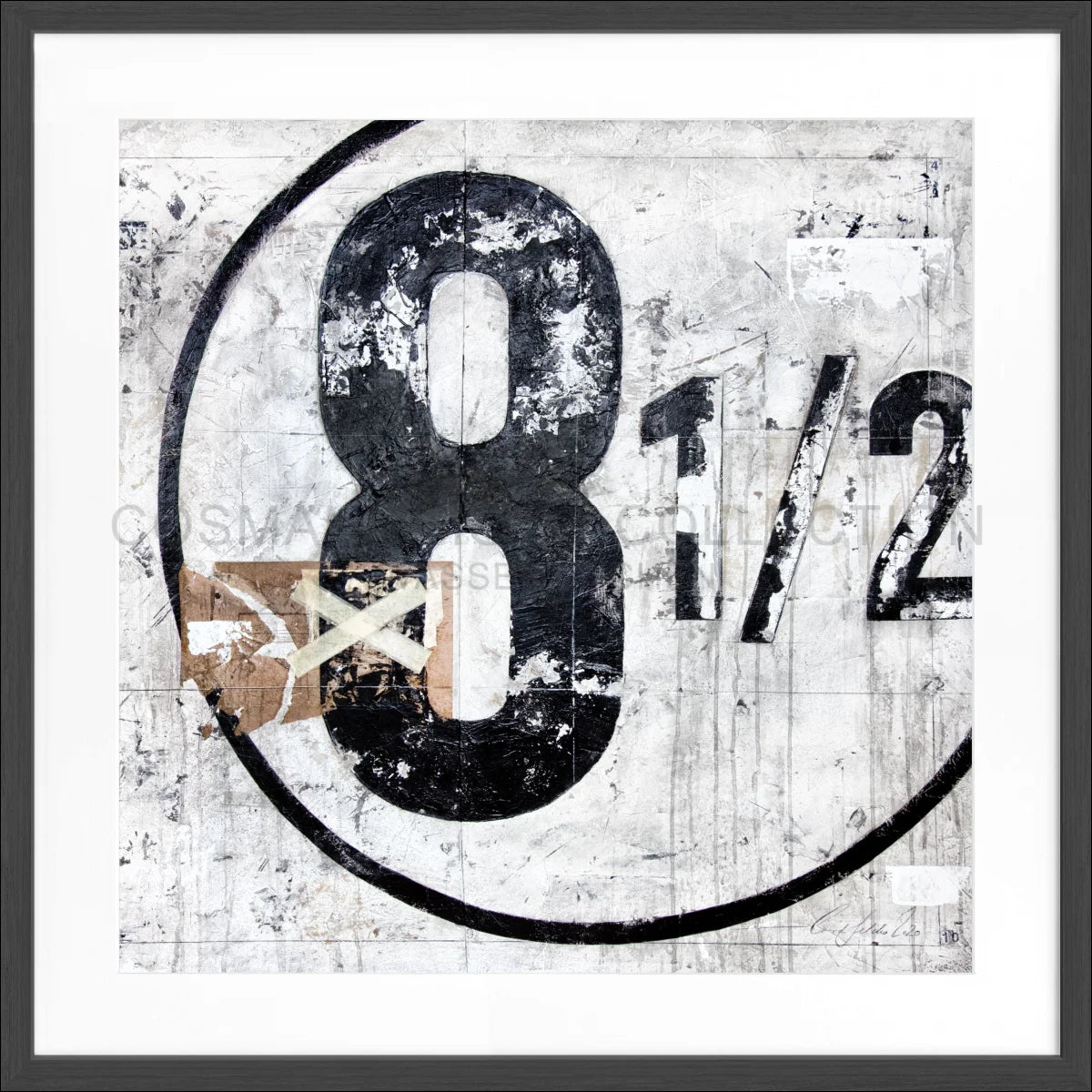 Poster mit Rahmen ’achteinhalb’ GM01Q - Wandbilder