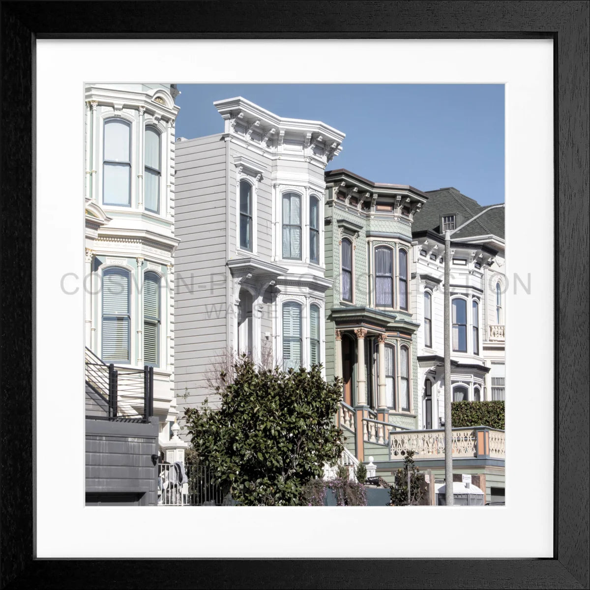 Poster mit Rahmen ’Alamao Square’ San Francisco SF26Q