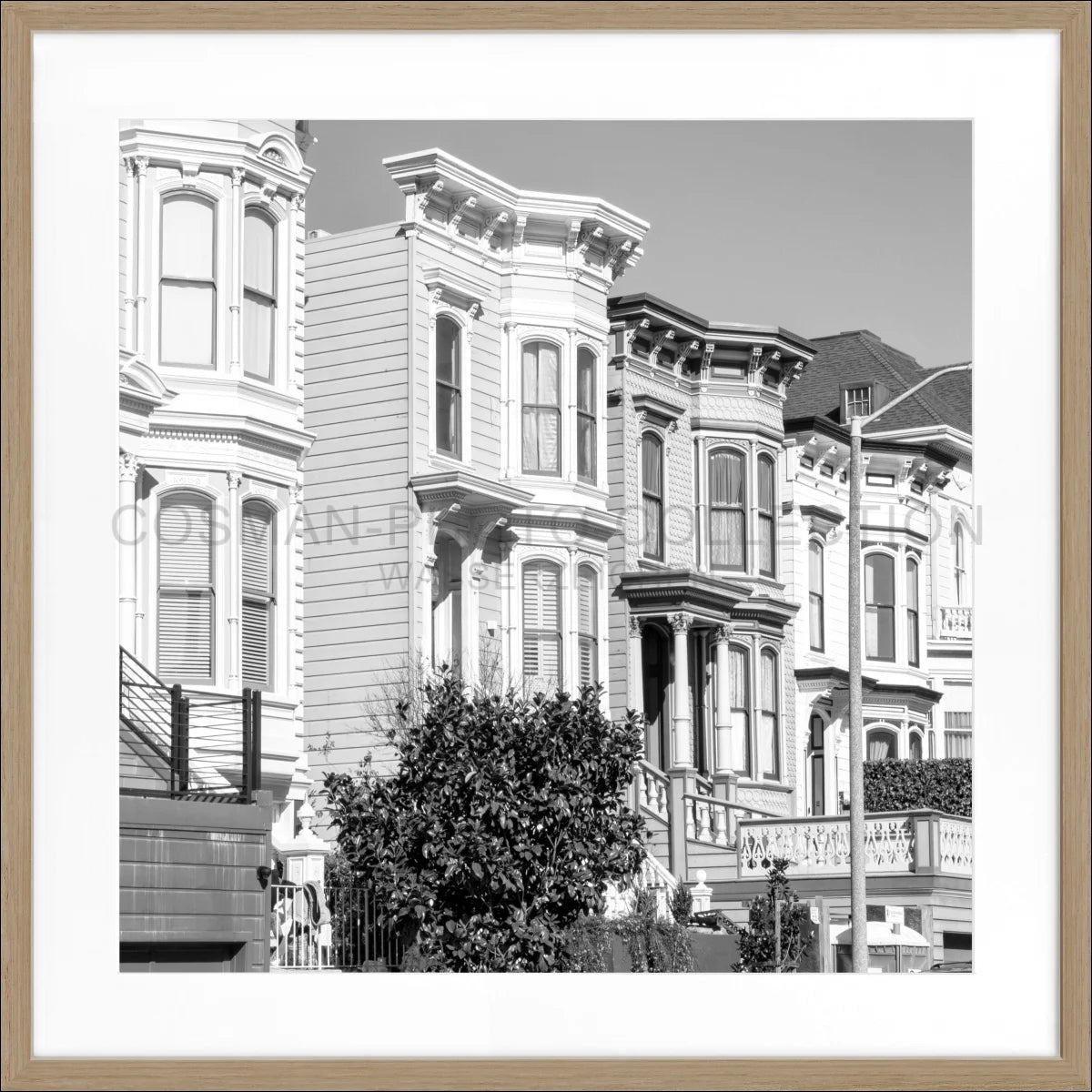 Poster mit Rahmen ’Alamao Square’ San Francisco SF26Q