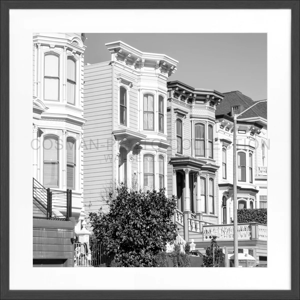 Poster mit Rahmen ’Alamao Square’ San Francisco SF26Q