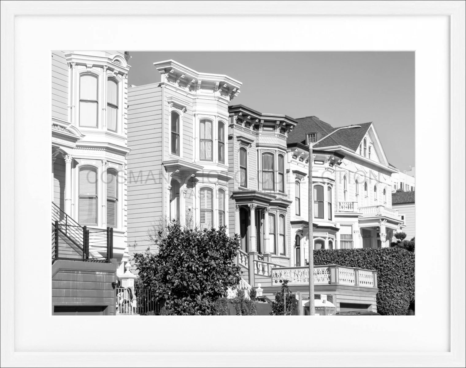 Poster mit Rahmen ’Alamo Square’ San Francisco SF26