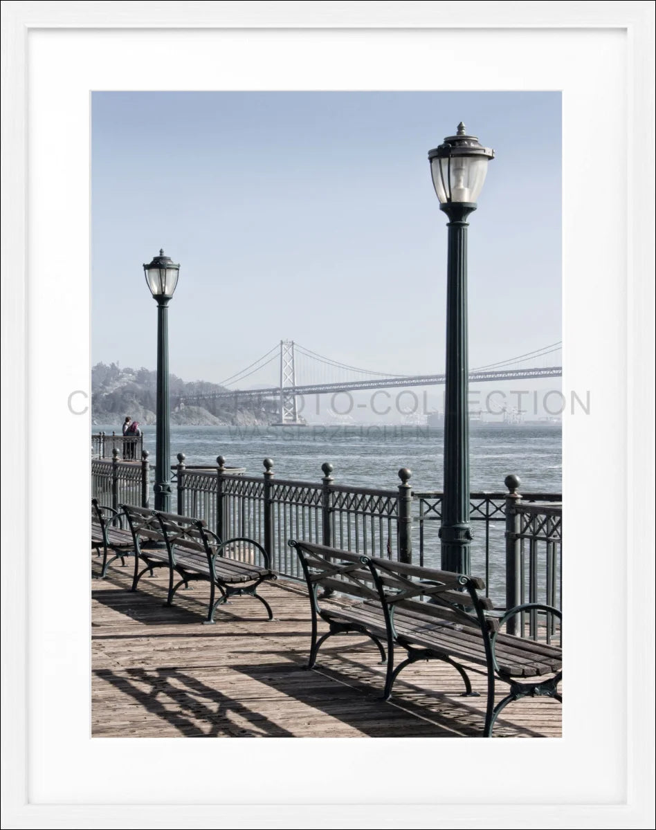 Poster mit Rahmen ’Bay Bridge’ San Francisco SF31