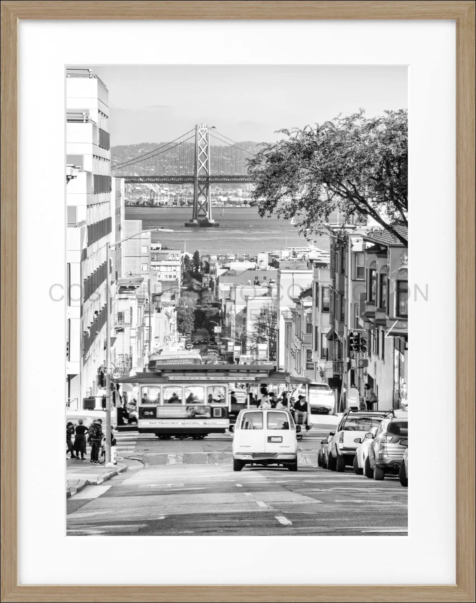 Poster mit Rahmen ’Bay Bridge’ San Francisco SF46