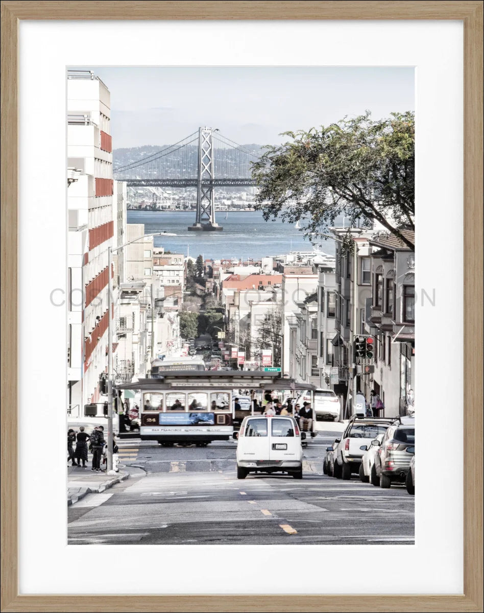Poster mit Rahmen ’Bay Bridge’ San Francisco SF46